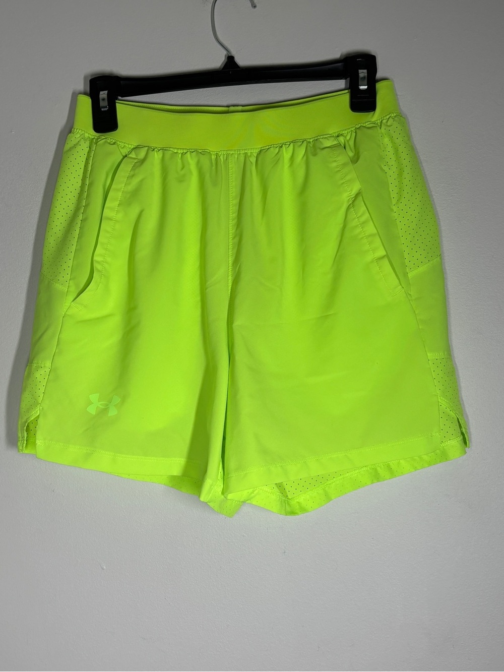 Under Armour Women’s Neon Yellow Athletic Shorts